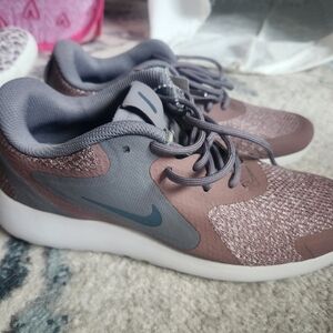 Nike Brown and Gray Sneakers